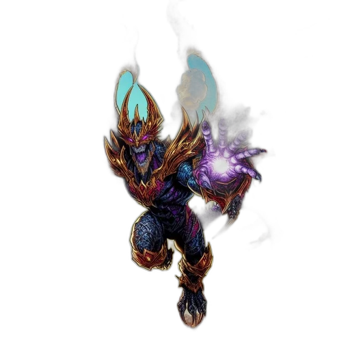 dragon, staff, creature, weapon transparent PNG cut-out