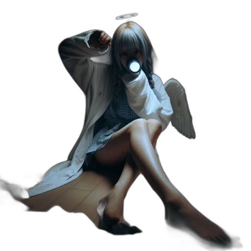 dress, mask, creature, umbrella transparent PNG cut-out