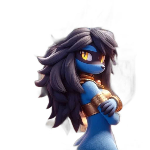 dragon, mask, staff, dress transparent PNG cut-out