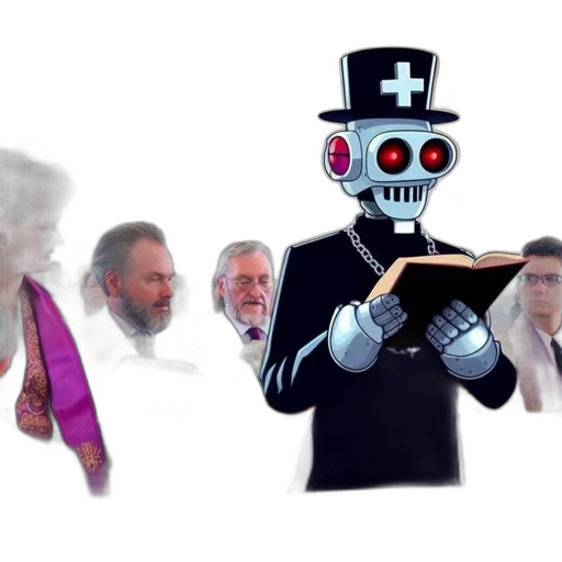 robot, mask, staff, concept art transparent PNG cut-out