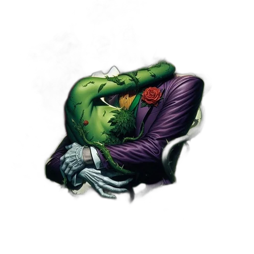 creature, mask, face, flower transparent PNG cut-out