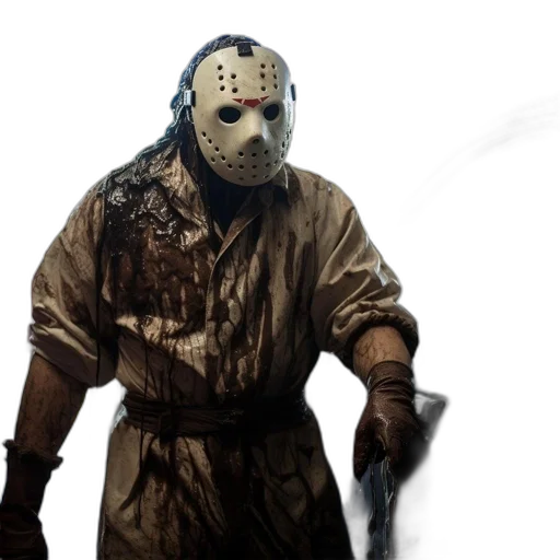 mask, concept art, comic book art, 3d render transparent PNG cut-out