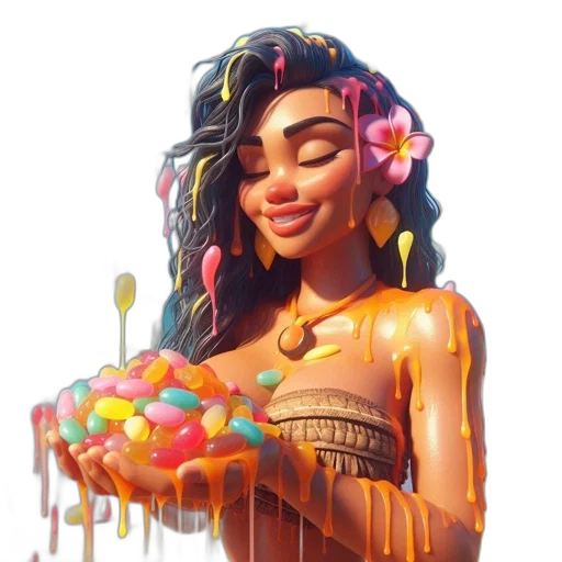 food, dress, staff, jewelry transparent PNG cut-out