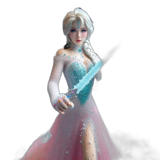 dress, sword, fantasy art, concept art transparent PNG cut-out