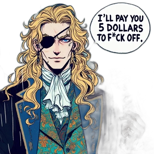 jewelry, jacket, comic book art, cartoon transparent PNG cut-out