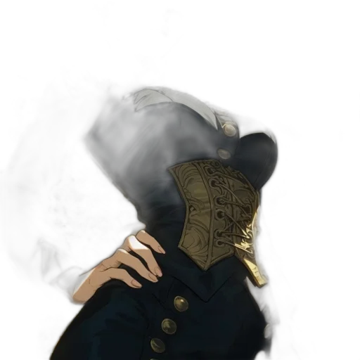 mask, hat, face, jacket transparent PNG cut-out