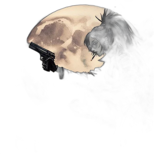 mask, hat, hair, face transparent PNG cut-out