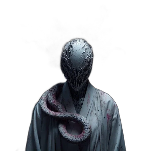 mask, jacket, creature, face transparent PNG cut-out