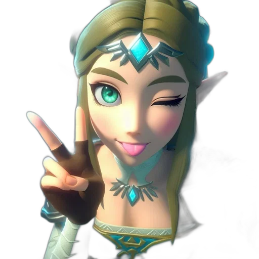 face, staff, crown, jewelry transparent PNG cut-out