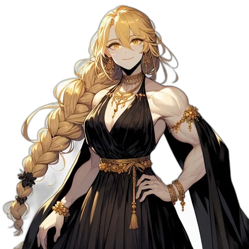 staff, dress, crown, concept art transparent PNG cut-out