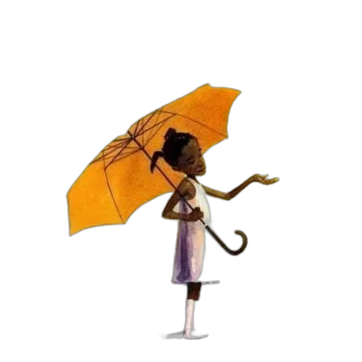 umbrella, staff, dress, concept art transparent PNG cut-out