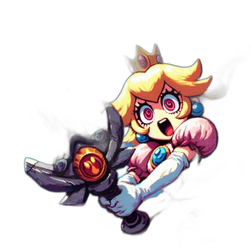 weapon, staff, sword, crown transparent PNG cut-out