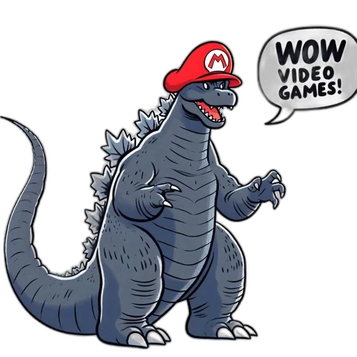 creature, dragon, animal, hat transparent PNG cut-out
