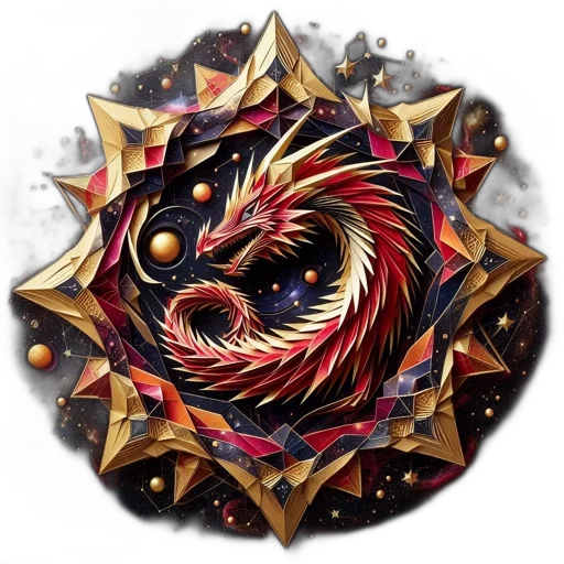 dragon, staff, fantasy art, concept art transparent PNG cut-out