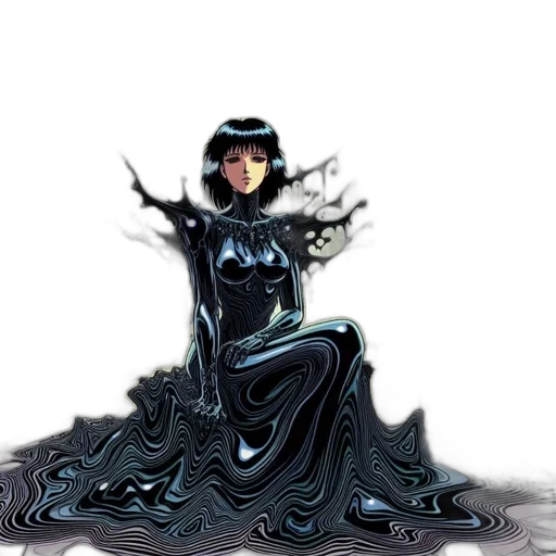 dress, crown, comic book art, concept art transparent PNG cut-out