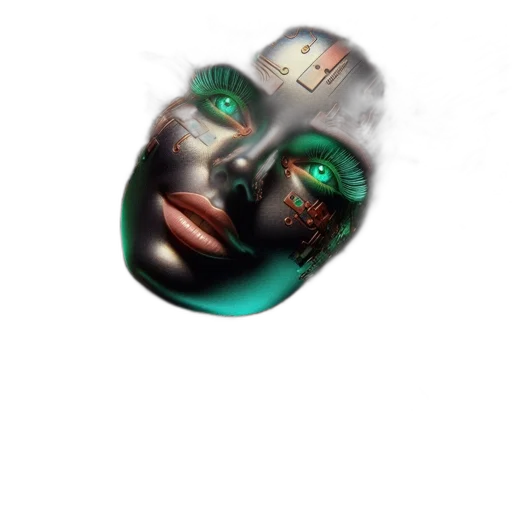mask, face, robot, jewelry transparent PNG cut-out