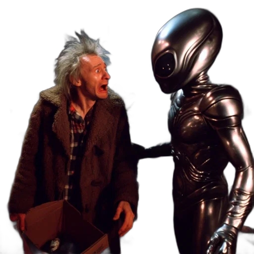 jacket, creature, outer space, fire transparent PNG cut-out