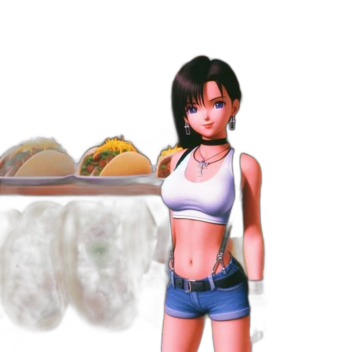 food, concept art, 3d render, photorealistic transparent PNG cut-out