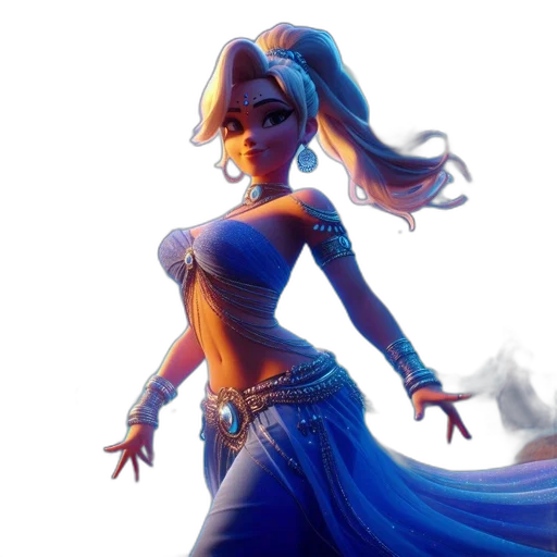 dress, staff, concept art, fantasy art transparent PNG cut-out