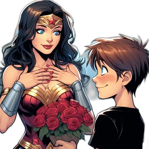 comic book art, concept art, cartoon, fantasy art transparent PNG cut-out