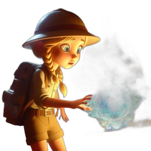 hat, staff, weapon, creature transparent PNG cut-out