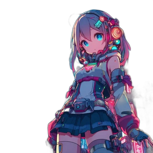 robot, dress, weapon, sword transparent PNG cut-out