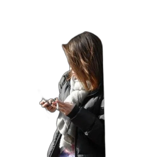 jacket, dress, staff, umbrella transparent PNG cut-out
