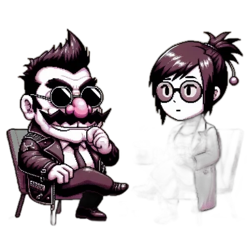 concept art, cartoon, comic book art, pixel art transparent PNG cut-out