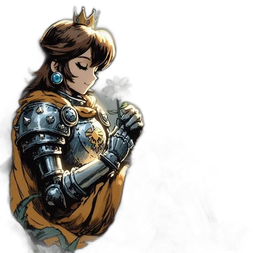 crown, sword, concept art, fantasy art transparent PNG cut-out