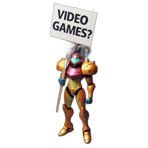 robot, weapon, staff, pixel art transparent PNG cut-out