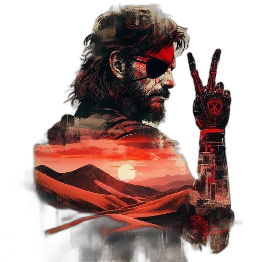 weapon, concept art, comic book art, cyberpunk transparent PNG cut-out