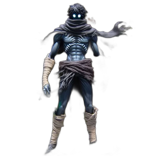 creature, mask, robot, staff transparent PNG cut-out
