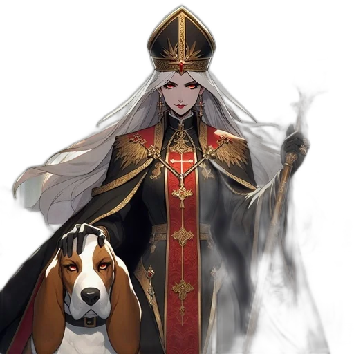 animal, staff, crown, concept art transparent PNG cut-out