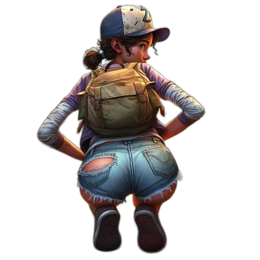 jacket, hat, weapon, concept art transparent PNG cut-out