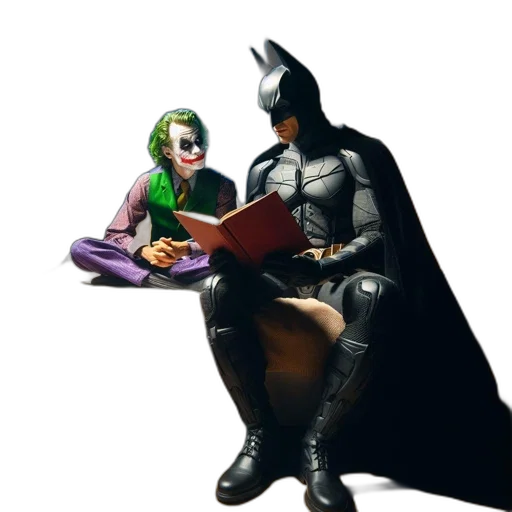 comic book art, concept art, fantasy art, batman transparent PNG cut-out