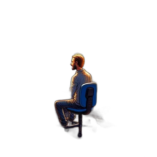 furniture, jacket, robot, staff transparent PNG cut-out