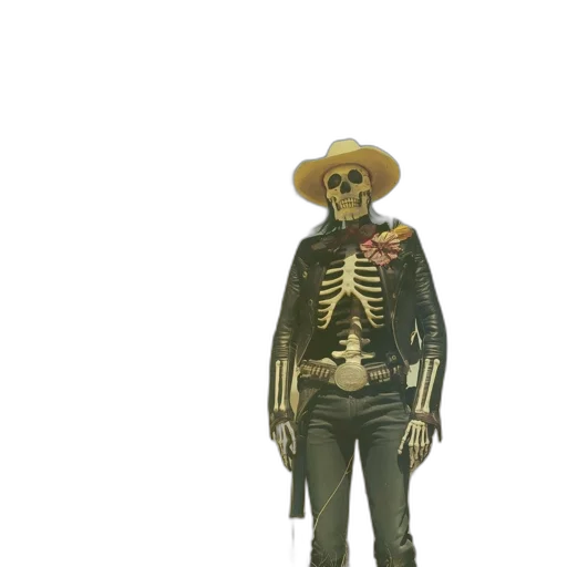 jacket, staff, hat, mask transparent PNG cut-out
