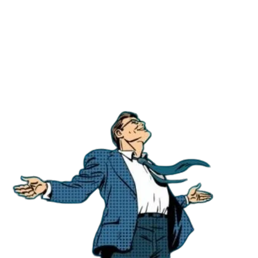 staff, jacket, comic book art, cartoon transparent PNG cut-out