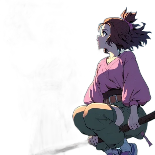 staff, jacket, weapon, dress transparent PNG cut-out