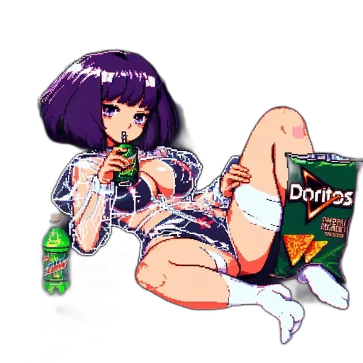 bottle, food, dress, creature transparent PNG cut-out