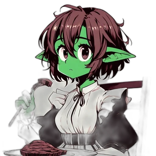 staff, food, creature, pixel art transparent PNG cut-out