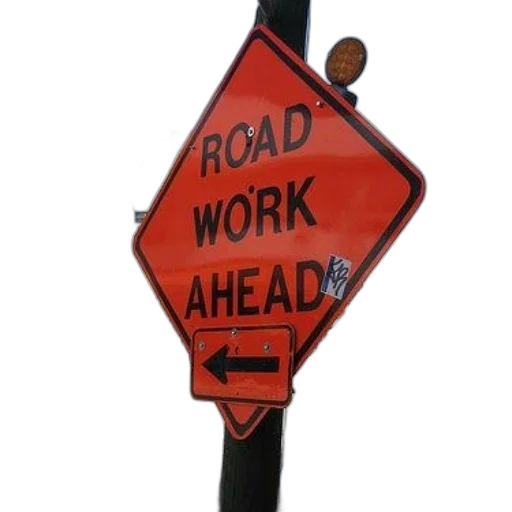 staff, red, diamond-shaped, sign transparent PNG cut-out