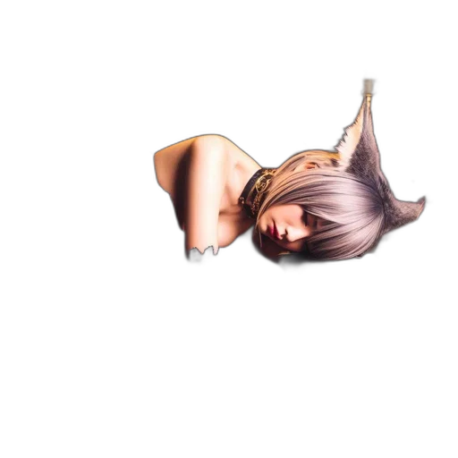 hair, mask, creature, umbrella transparent PNG cut-out