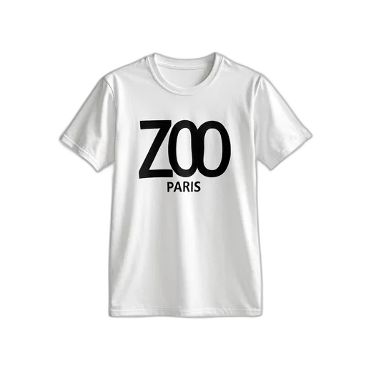 white, t-shirt, black, graphic transparent PNG cut-out
