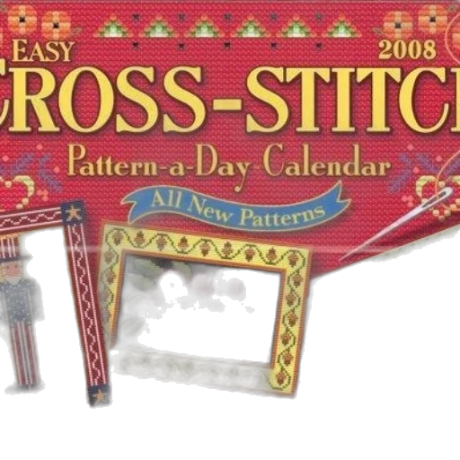 colorful, calendar, cover, featuring transparent PNG cut-out