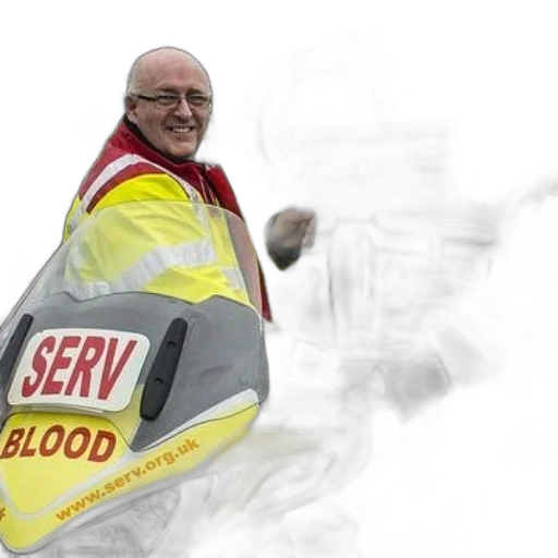 staff, two, men, high-visibility transparent PNG cut-out