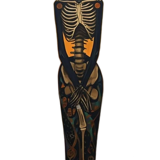 staff, concept art, central, skeletal transparent PNG cut-out