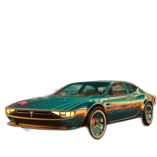 car, 3d render, concept art, photorealistic transparent PNG cut-out