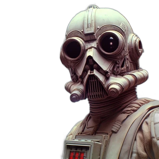mask, robot, face, concept art transparent PNG cut-out