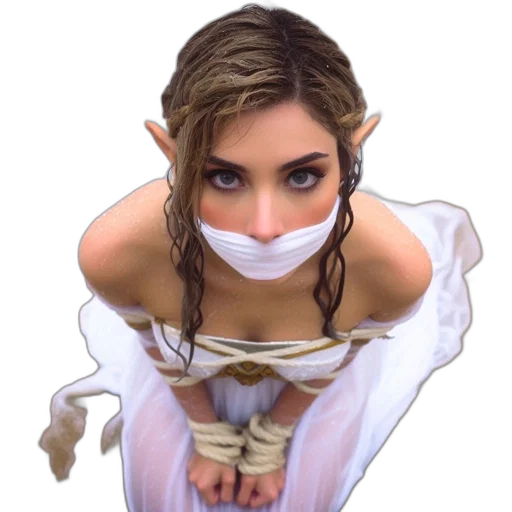 mask, face, dress, jewelry transparent PNG cut-out